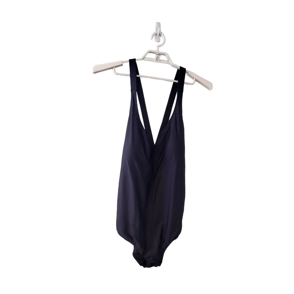 J. Crew Navy Blue One-Piece Swimsuit